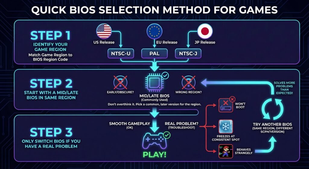 How to choose the right BIOS for your games (my quick method)