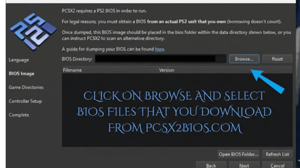 Step 3: Create a BIOS folder