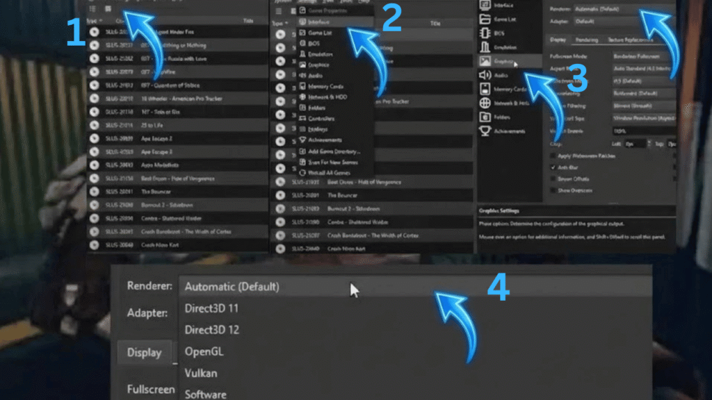 Step 5: Set graphics renderer